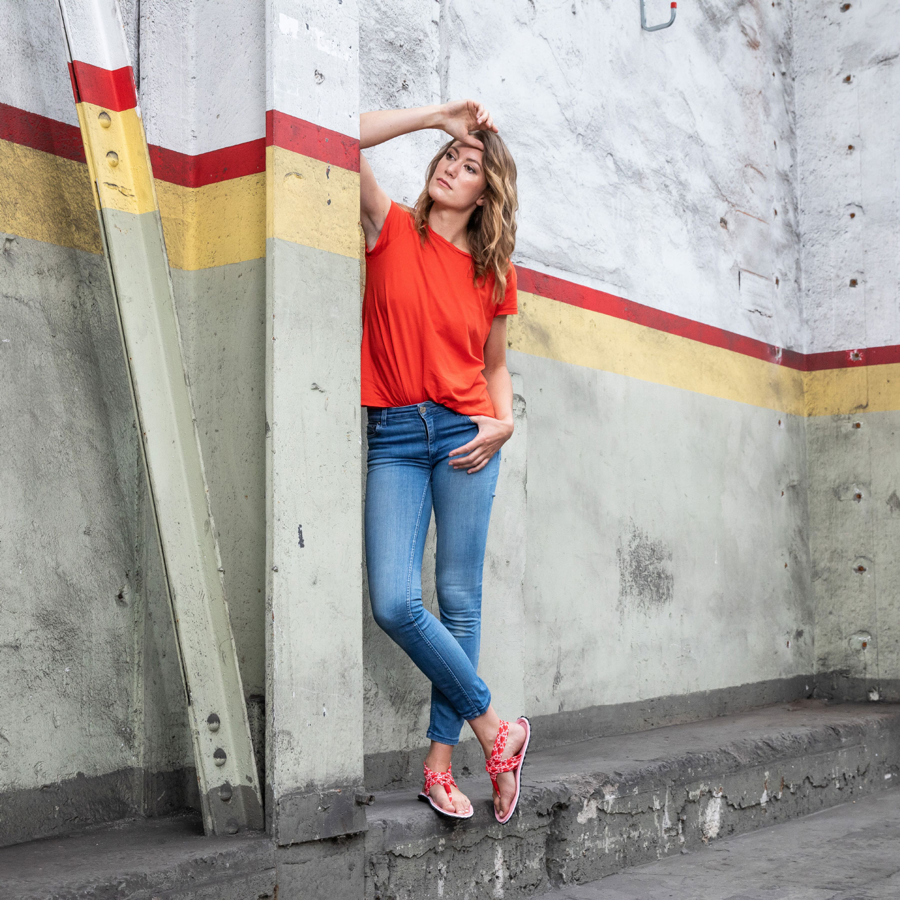 GUMBIES teen separator Slingbacks - CANDY HEARTS