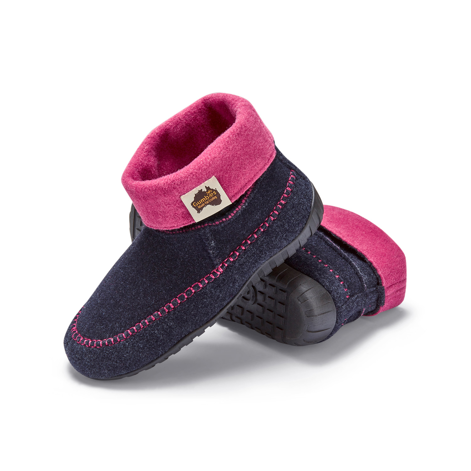 GUMBIES - Thredbo, NAVY-PINK GUMBIES - Thredbo, NAVY-PINK