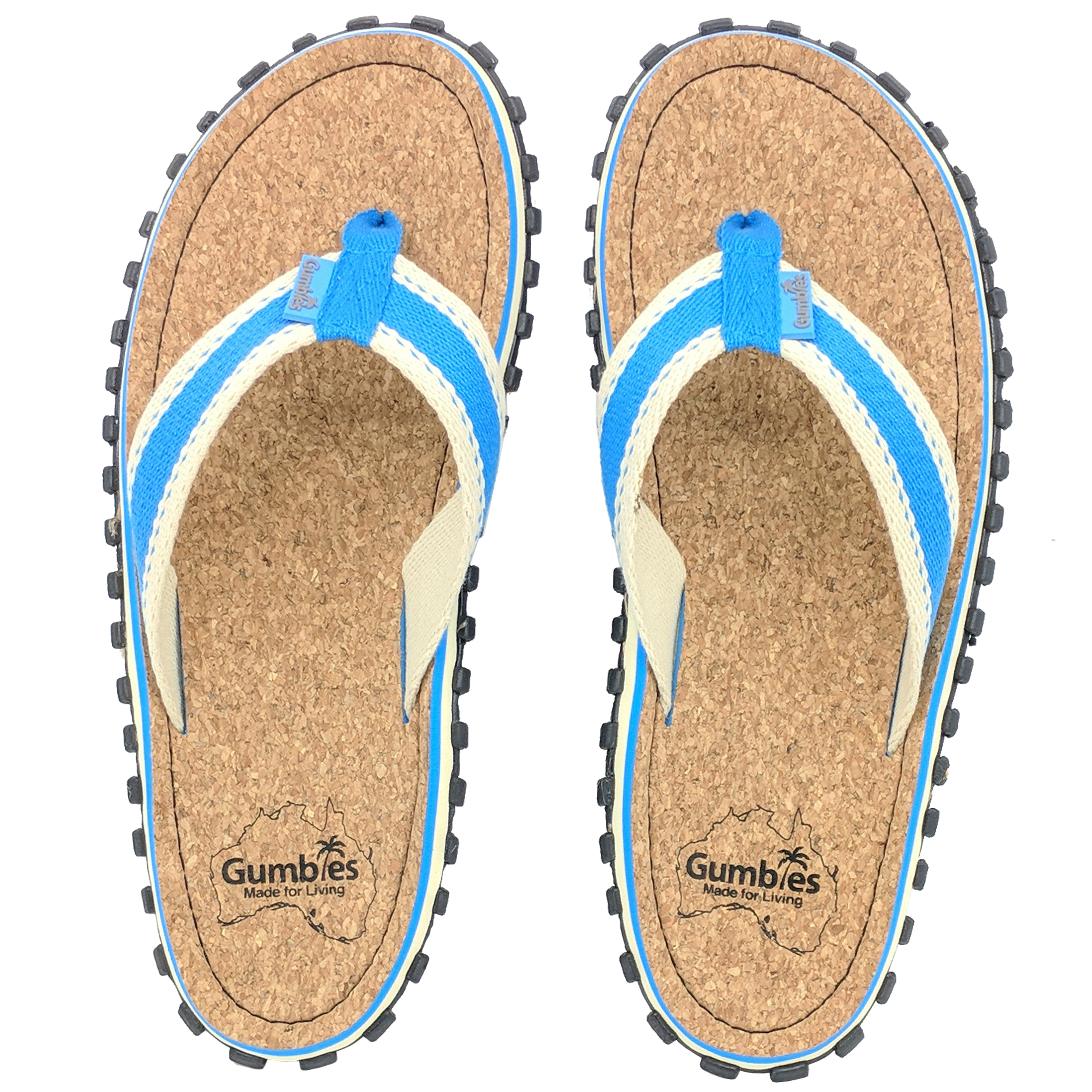 GUMBIES Kurk teenscheiders - BLAUW GUMBIES Kurk teenscheiders - BLAUW