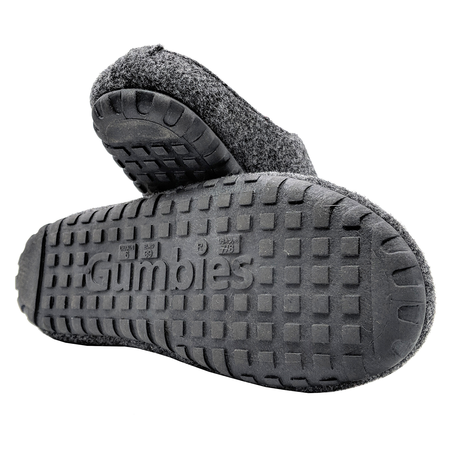 GUMBIES - Outback Slipper, CHARCOAL-RED