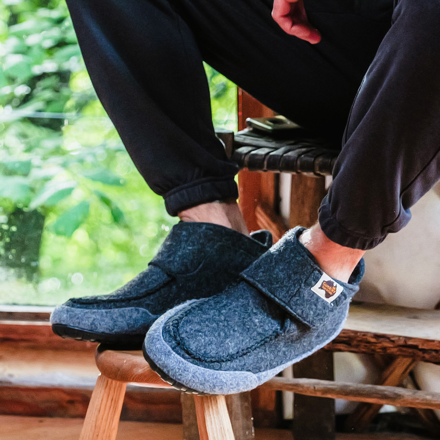 GUMBIES - Outback Slipper, GREY-CURRY