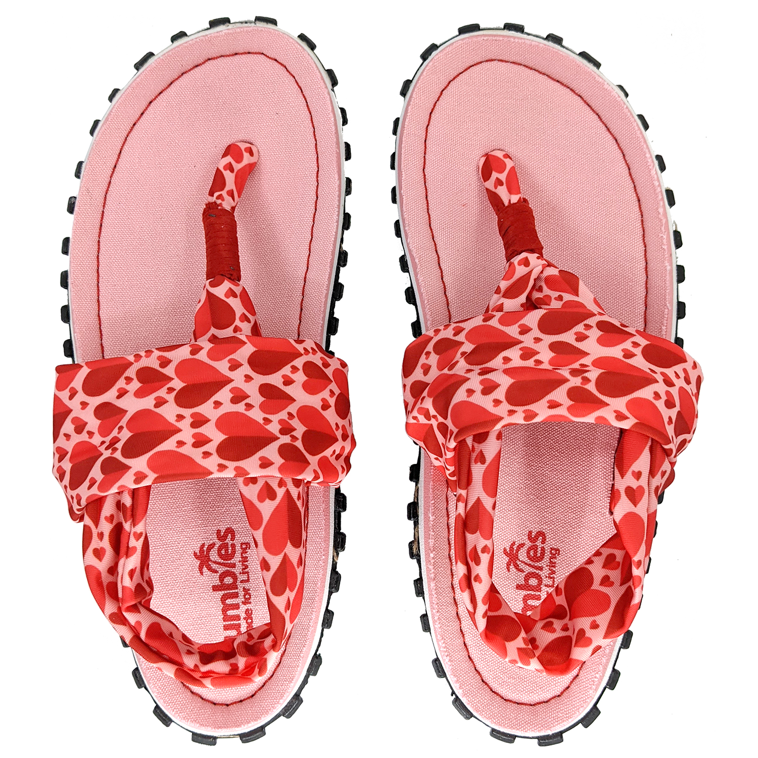 GUMBIES teen separator Slingbacks - CANDY HEARTS