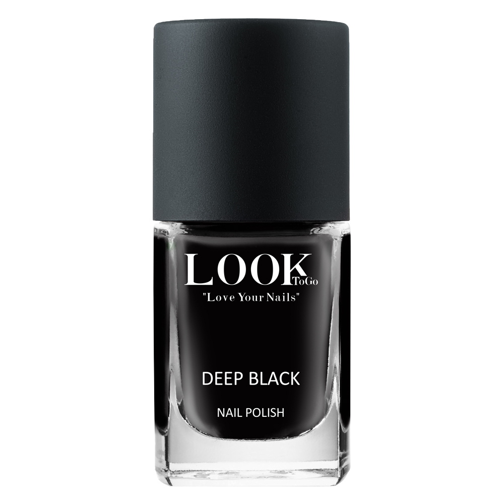 Nagellack "Deep Black" van Look-To-Go 