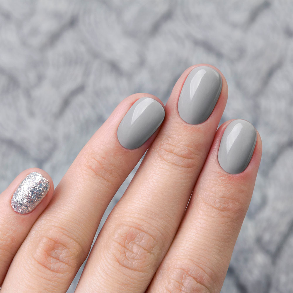 Nagellack "Pale Grey" van Look-To-Go 