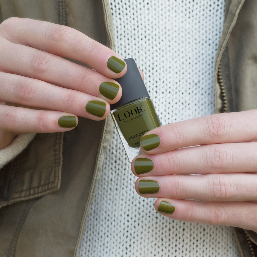 Nagellack "Hope Green" van Look-To-Go 