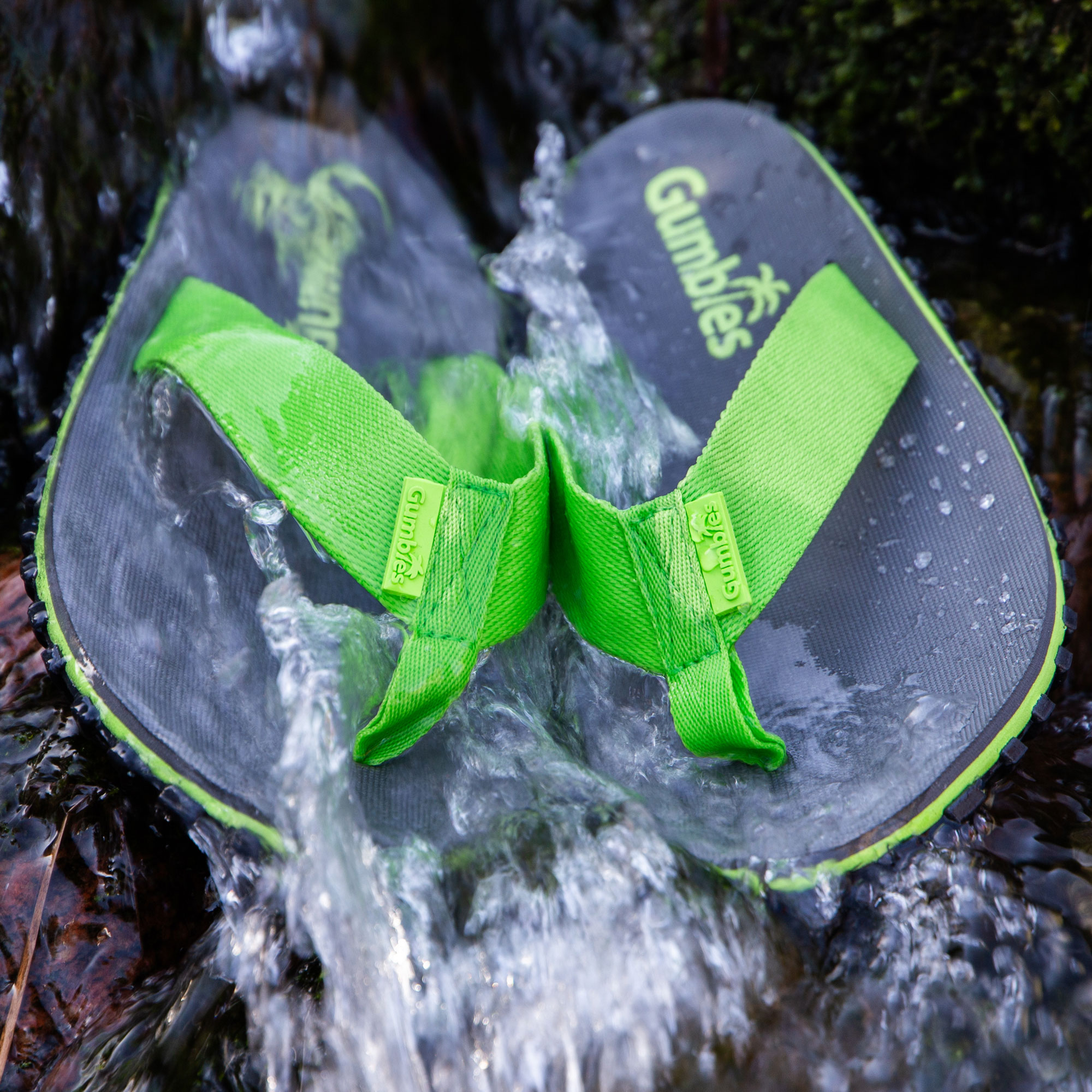 GUMBIES teenscheider - Eendenbek, GRIJS/LIME GUMBIES teenscheider - Eendenbek, GRIJS/LIME