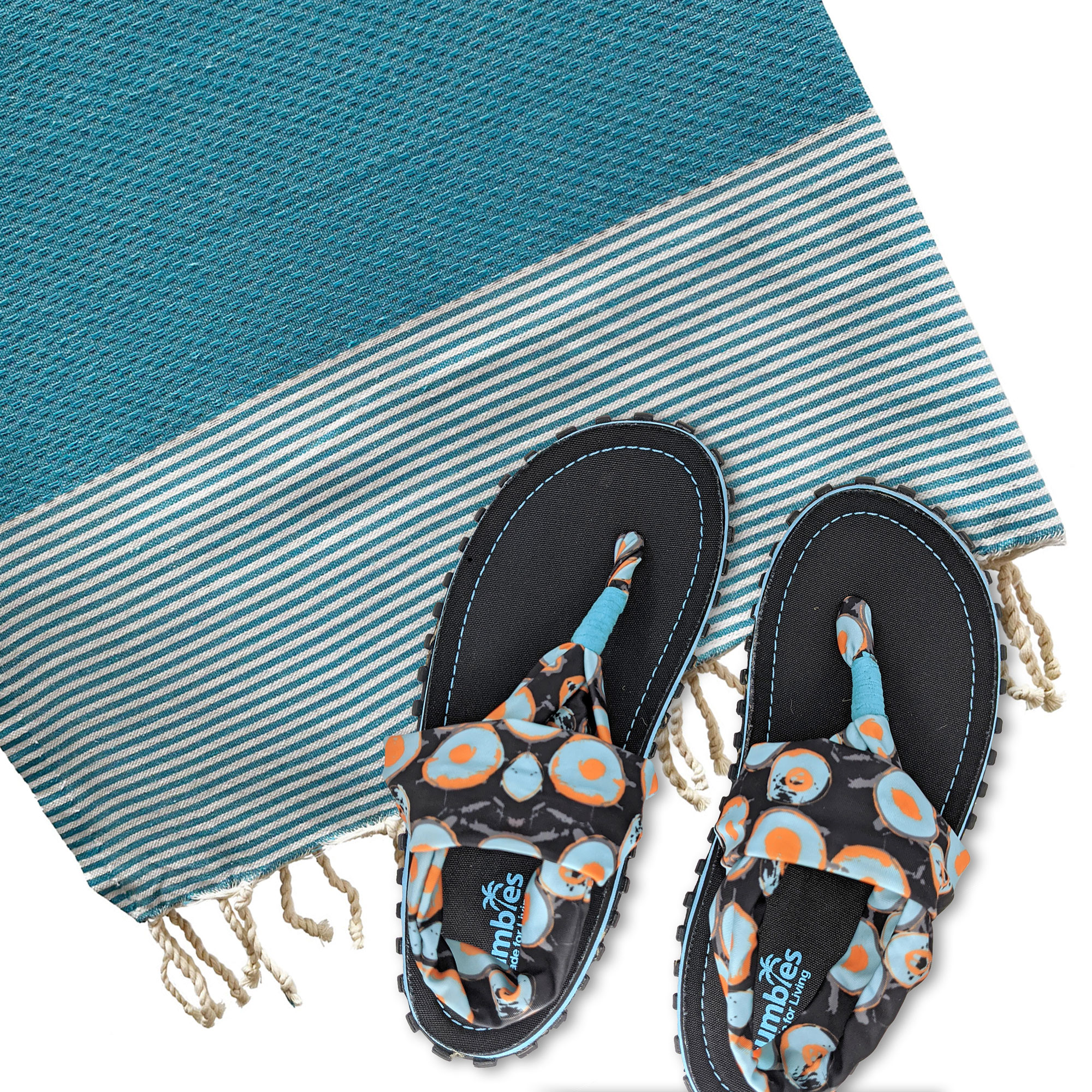 GUMBIES Teen scheidingsset - Seaside met strandlaken traditioneel blauw