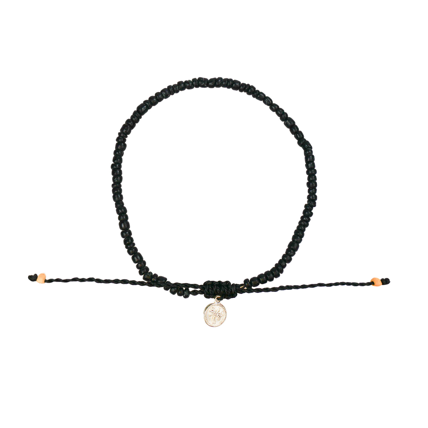 Enkelband Coconut Beach Anklet – black Enkelband Coconut Beach Anklet – black
