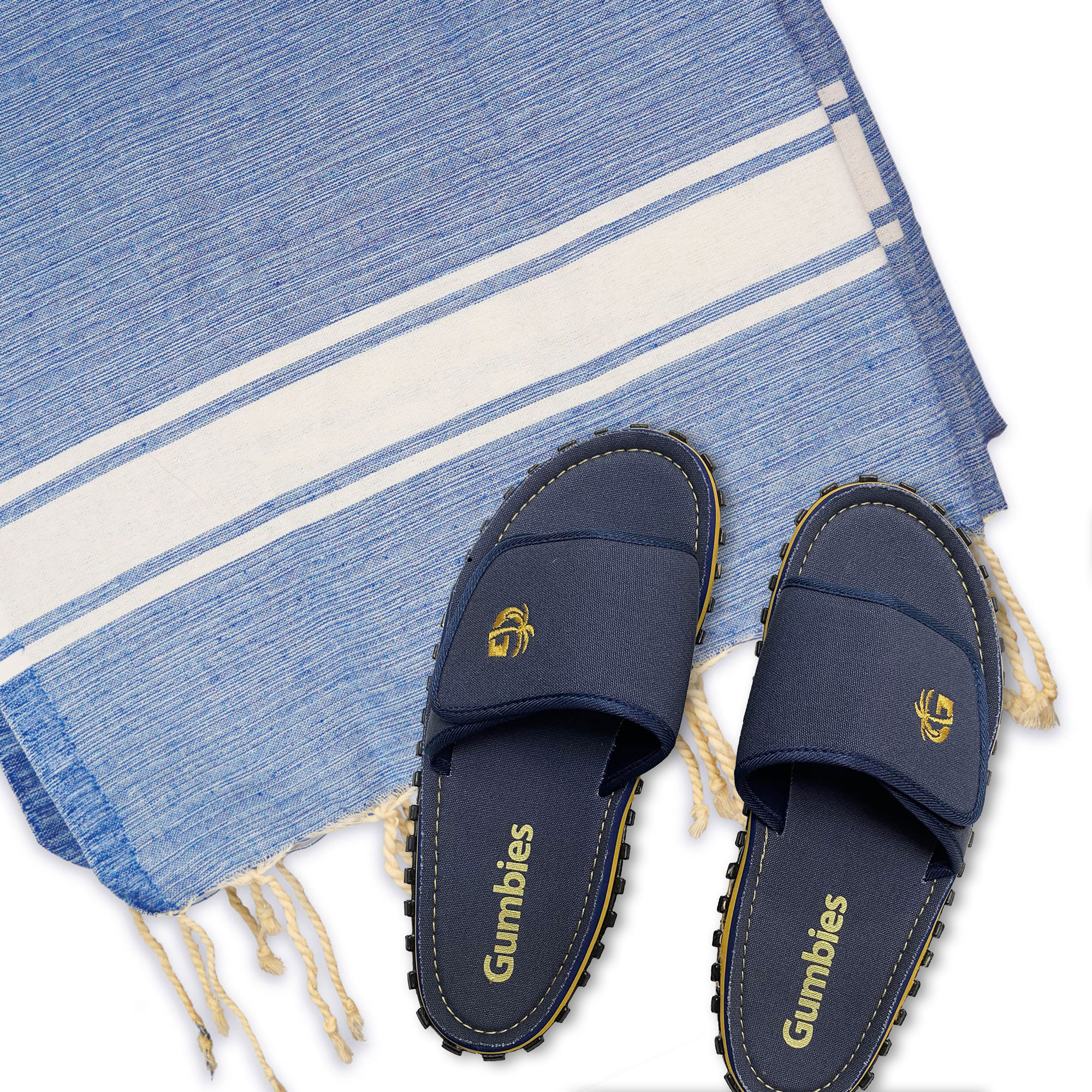 GUMBIES Teen scheidingsset - Seaside met strandlaken traditioneel blauw