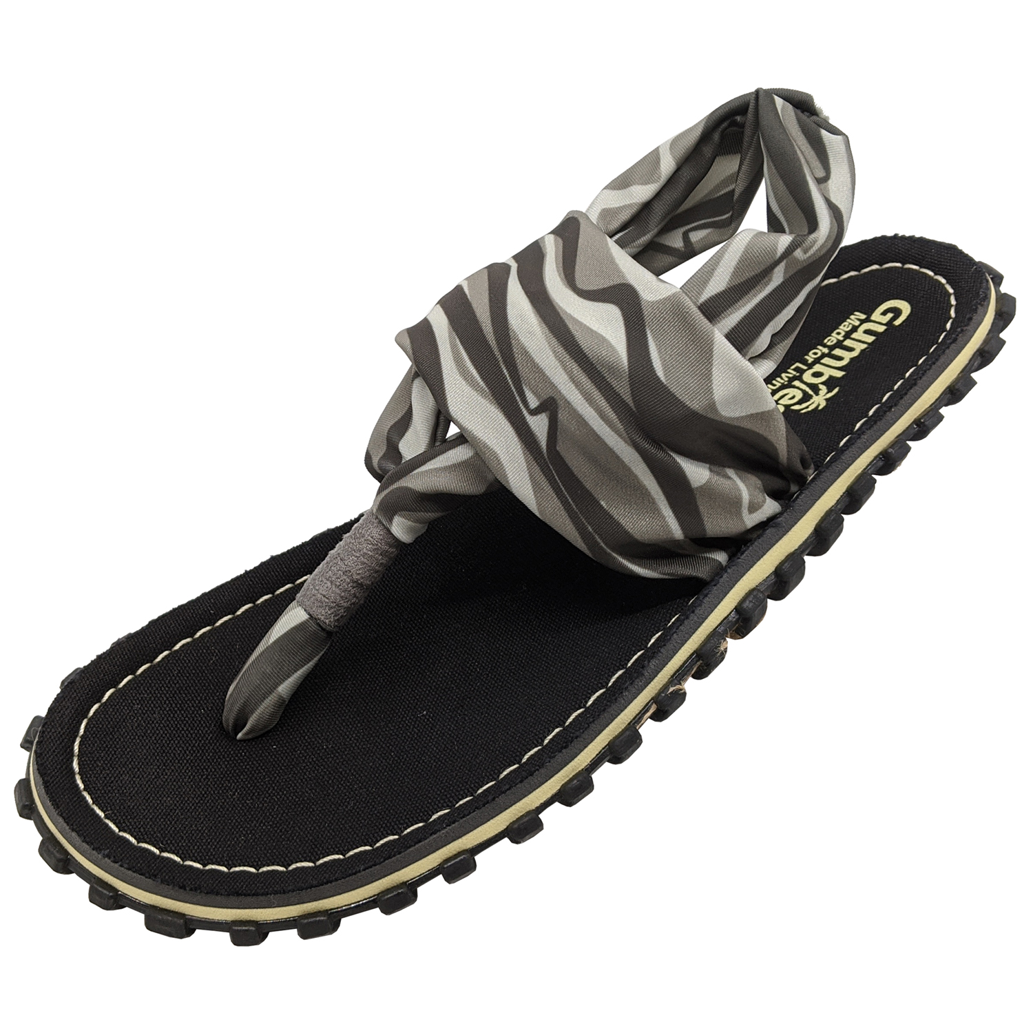 GUMBIES Teenafscheider Slingbacks - ZWART GUMBIES Teenafscheider Slingbacks - ZWART