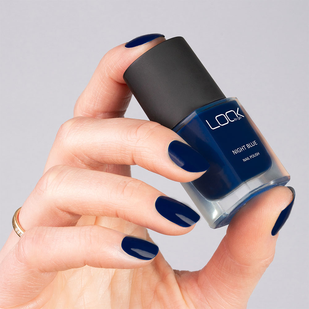 Nagellack "Night Blue" van Look-To-Go 