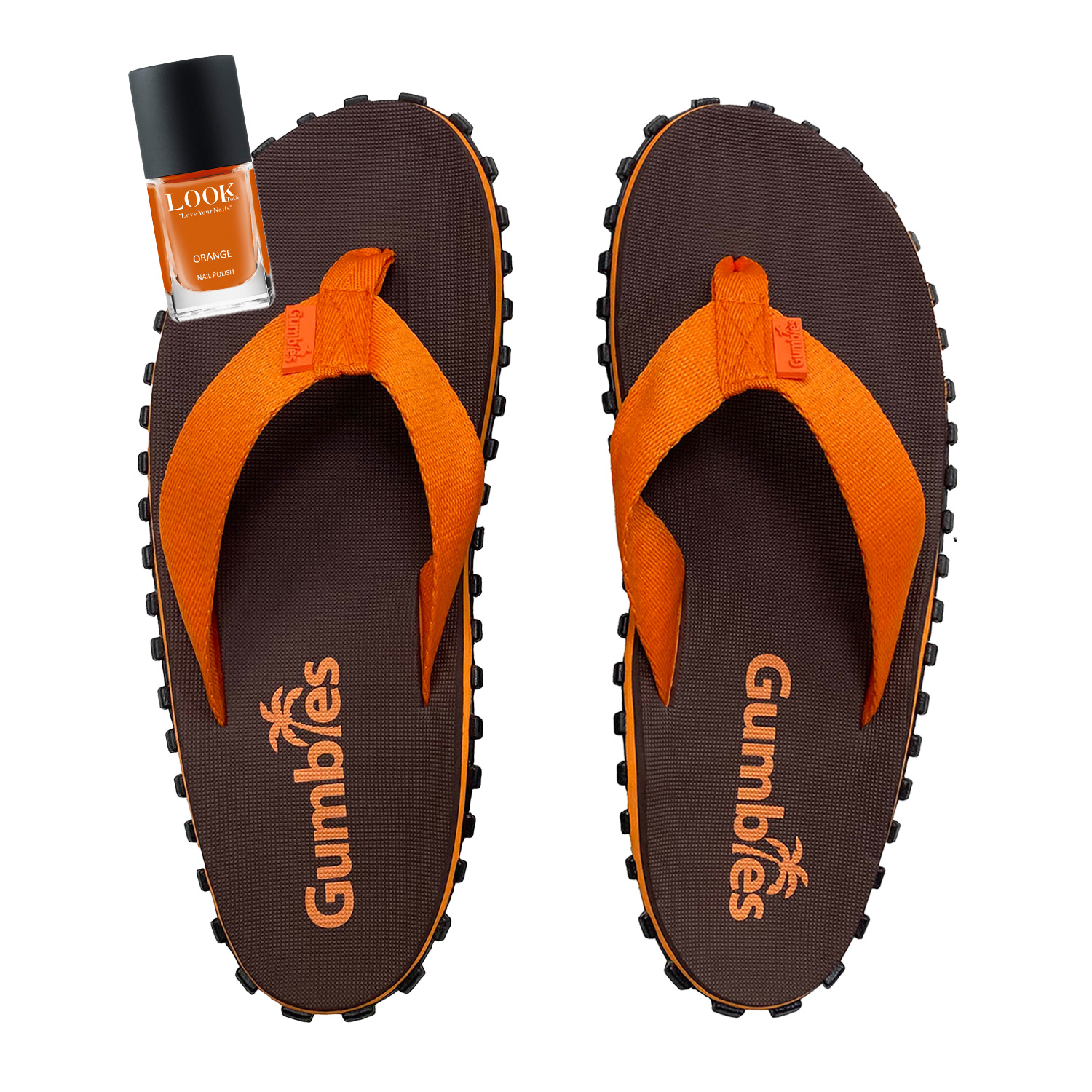 GUMBIES teenscheider - Eendenbek, BRUIN/ORANJE GUMBIES teenscheider - Eendenbek, BRUIN/ORANJE