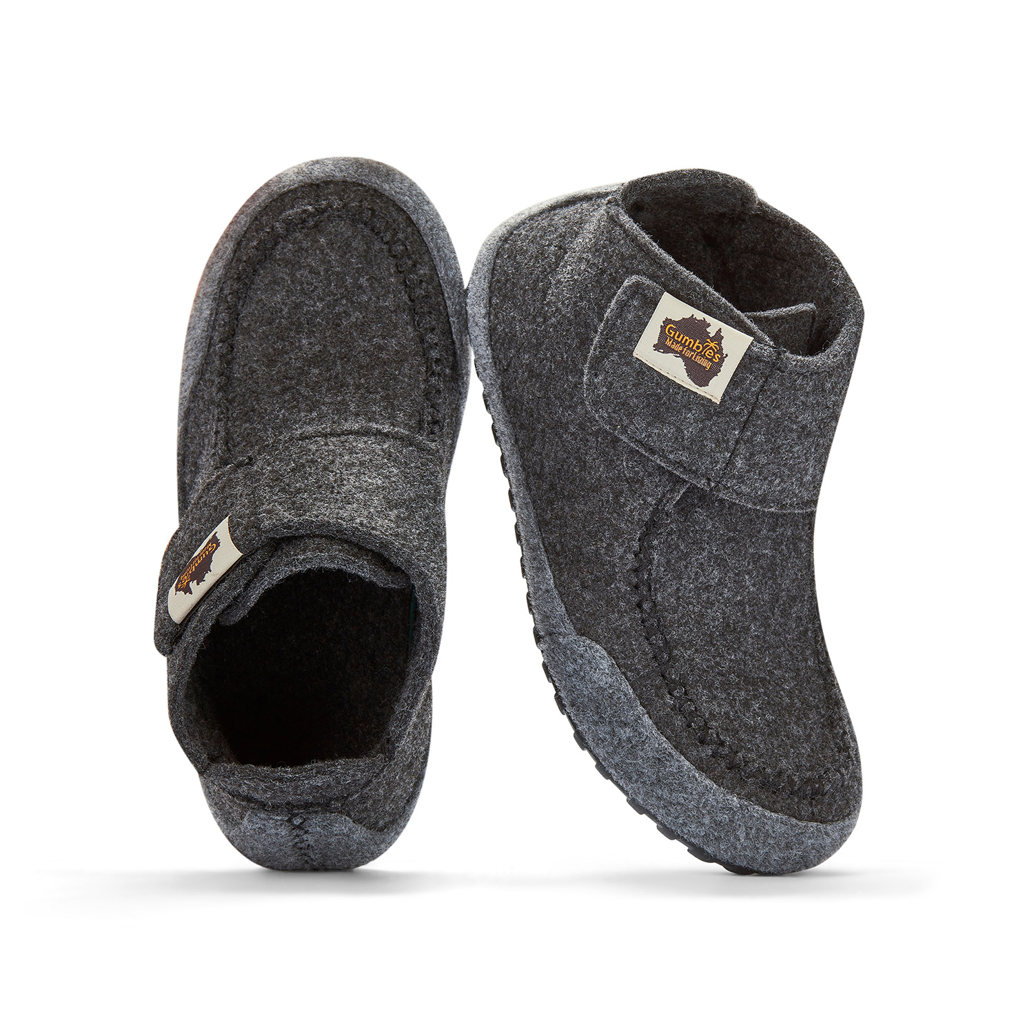 GUMBIES - Outback Slipper, GREY-CURRY