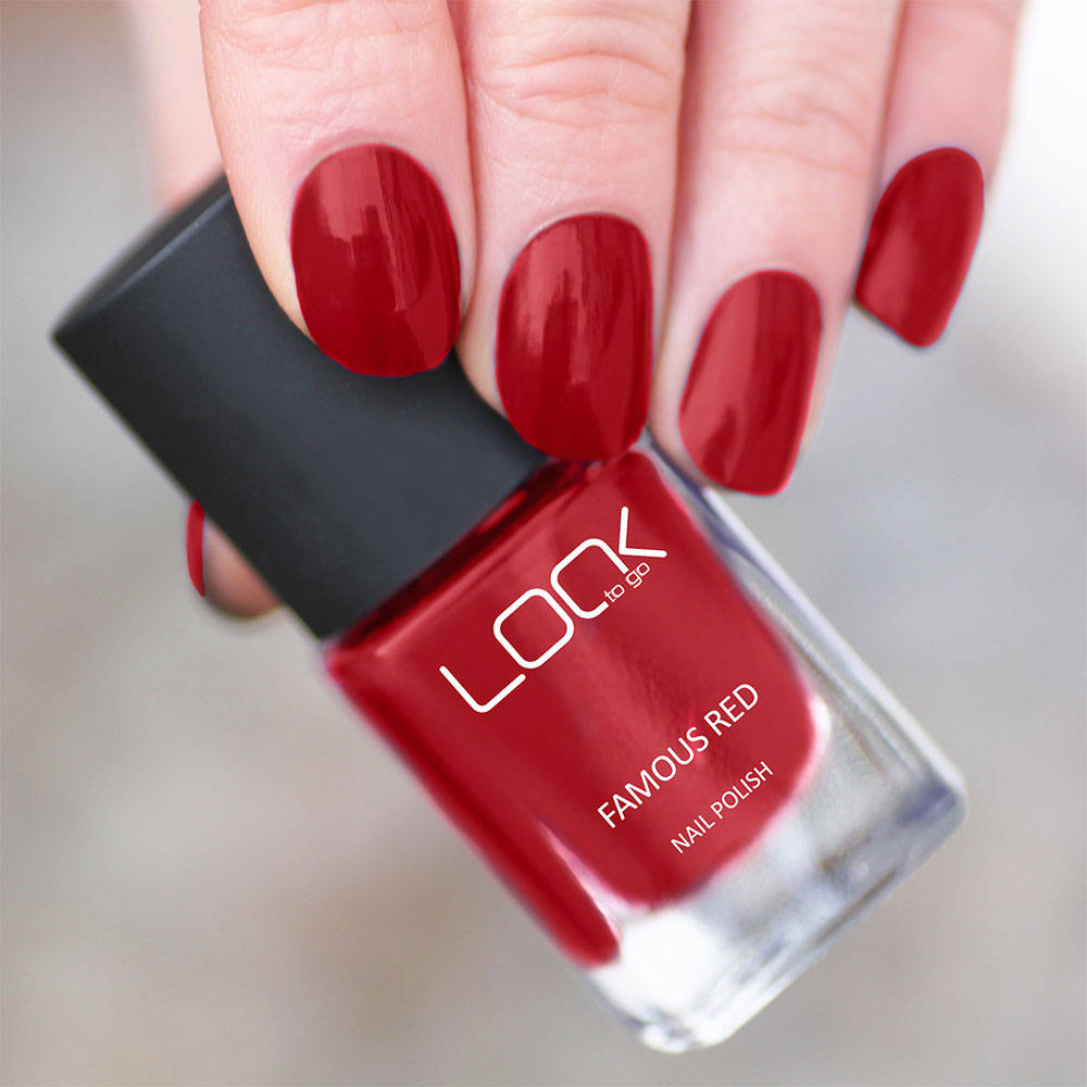 Nagellack "Famous Red" van Look-To-Go 