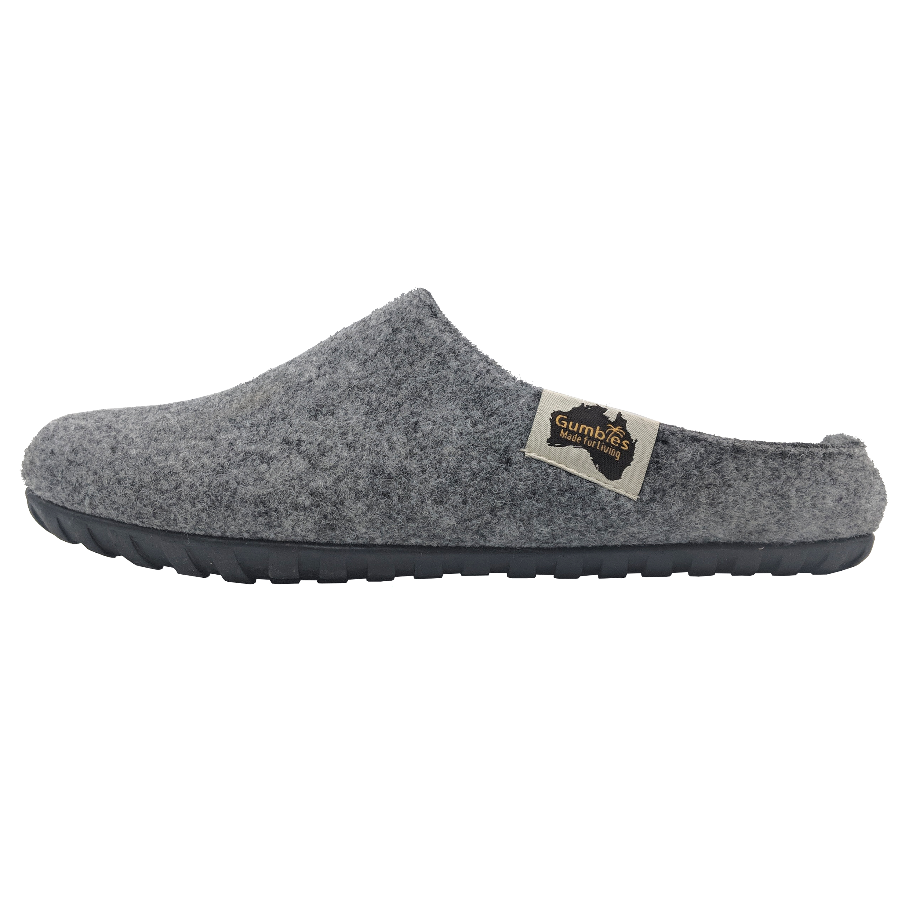GUMBIES Set - Slippers, GREY-CHARCOAL met nagellak Pale Grey GUMBIES Set - Slippers, GREY-CHARCOAL met nagellak Pale Grey