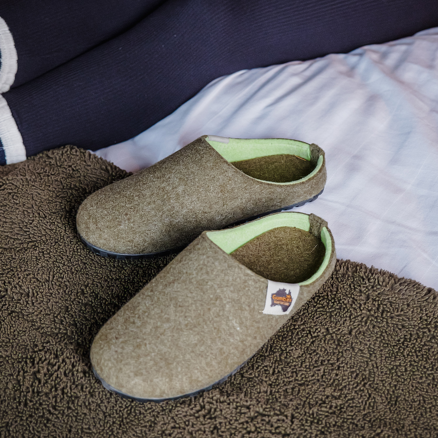 GUMBIES - Outback Slipper, GREY-CURRY