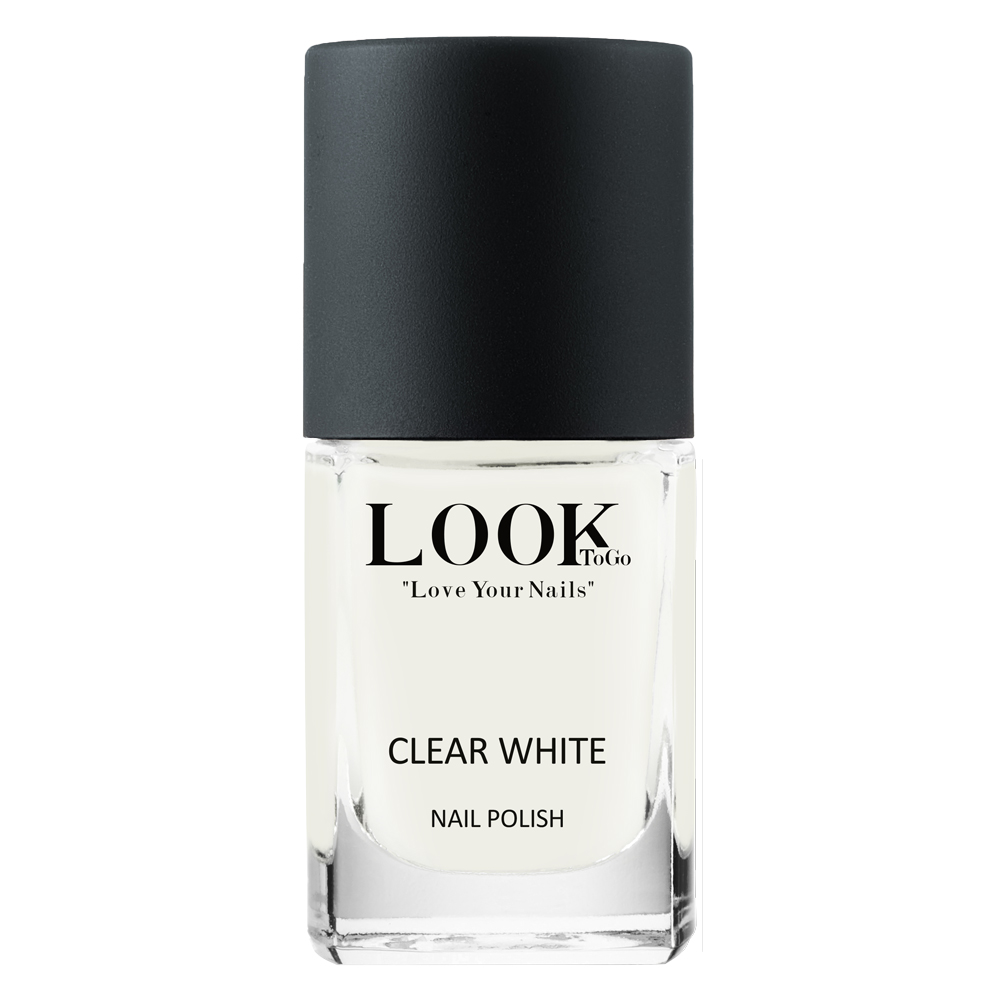 Nagellack "Clear White" van Look-To-Go 