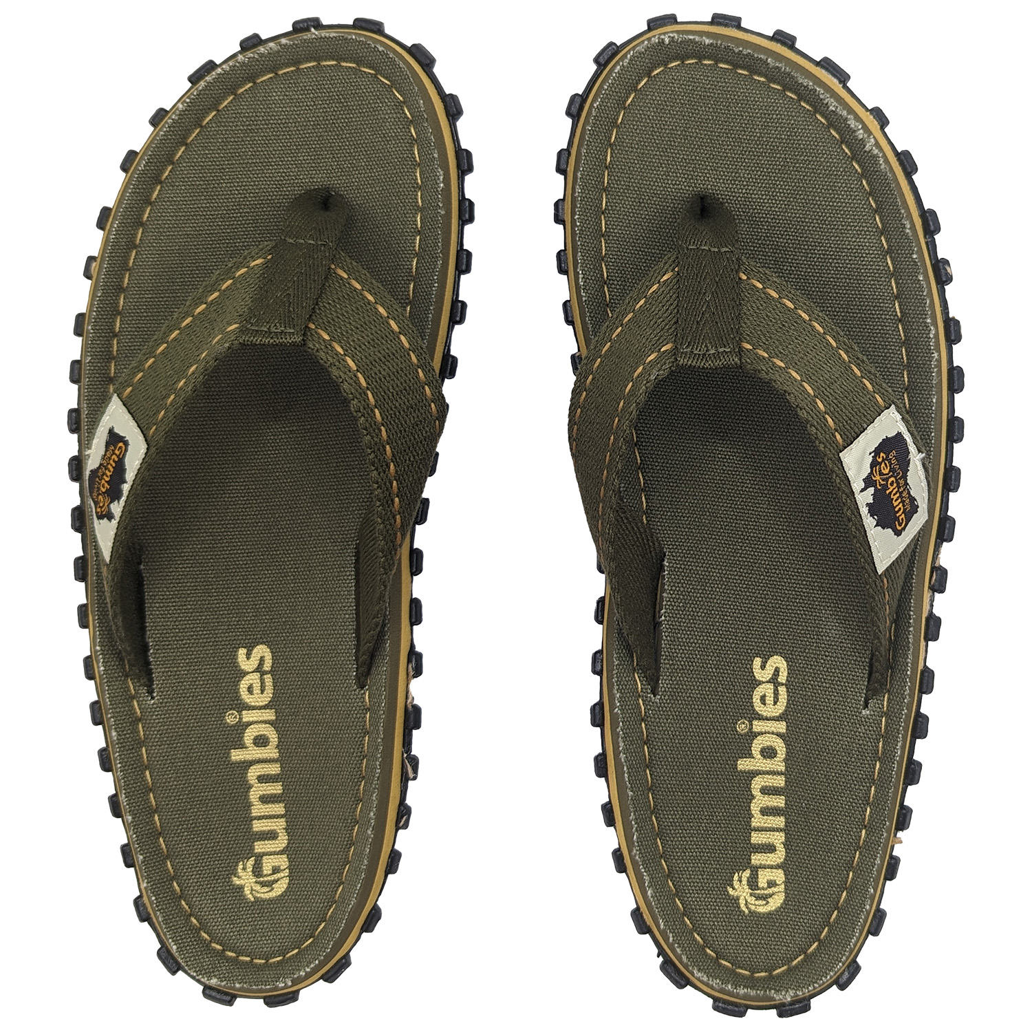 GUMBIES Klassieke teenscheiders - Khaki GUMBIES Klassieke teenscheiders - Khaki