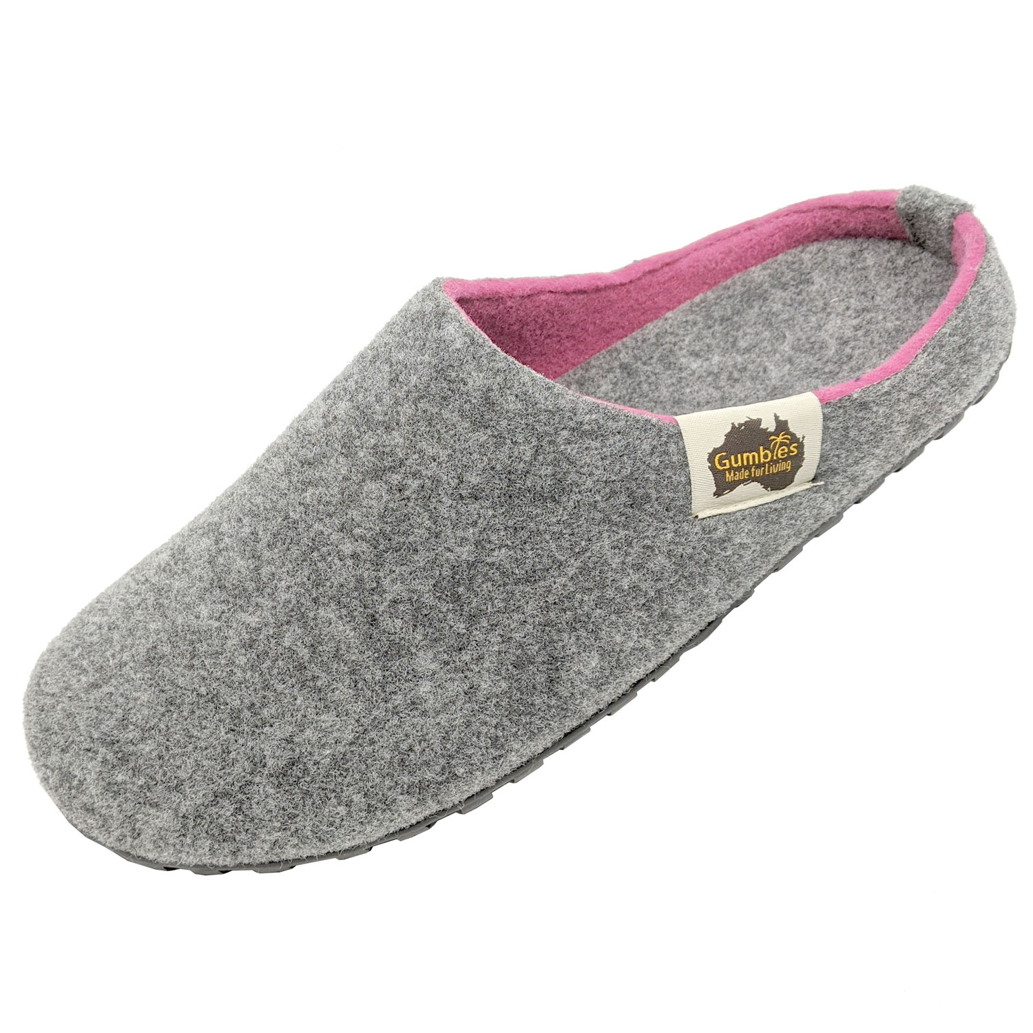 GUMBIES - Outback Slipper, GREY-PINK GUMBIES - Outback Slipper, GREY-PINK