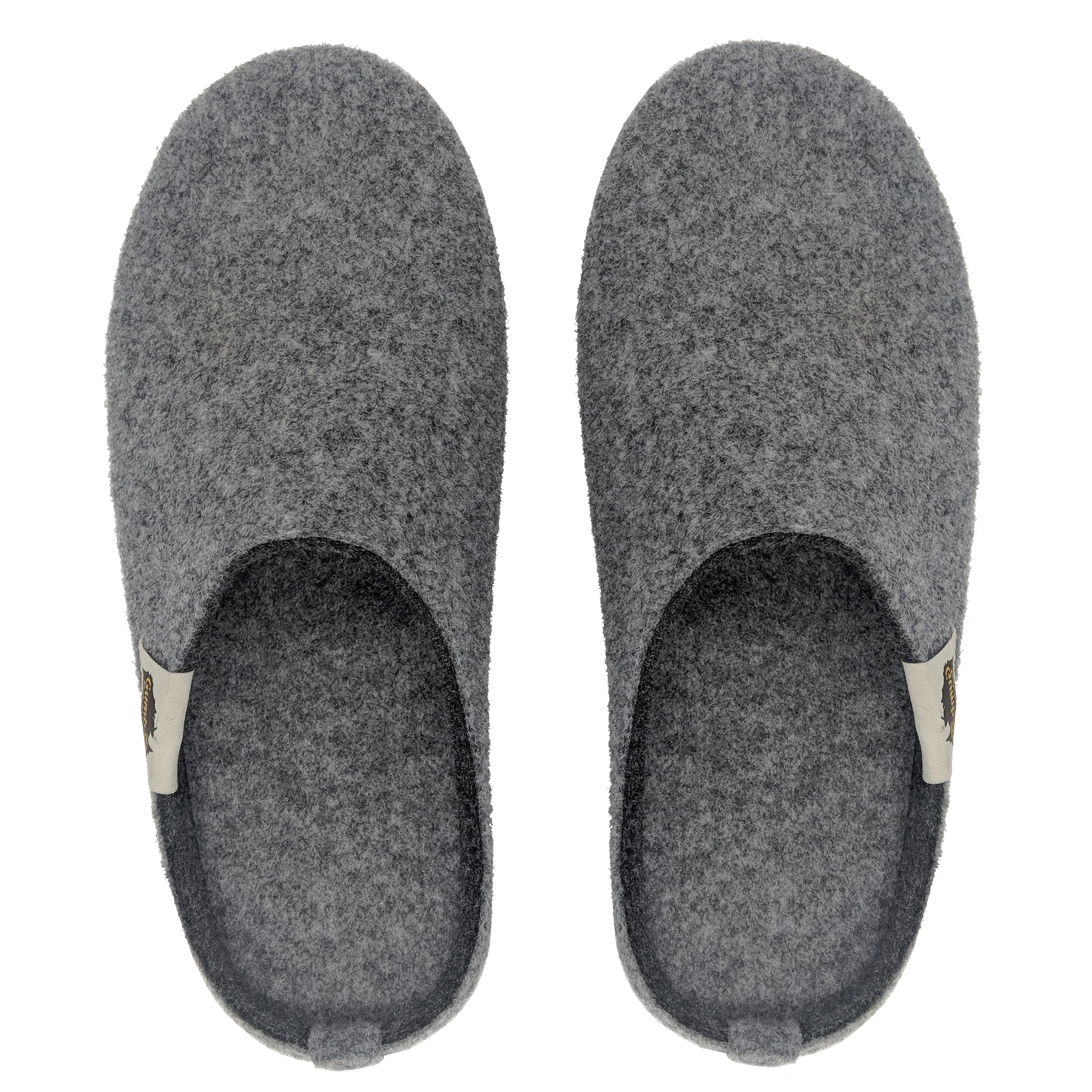 GUMBIES Set - Slippers, GREY-CHARCOAL met nagellak Pale Grey