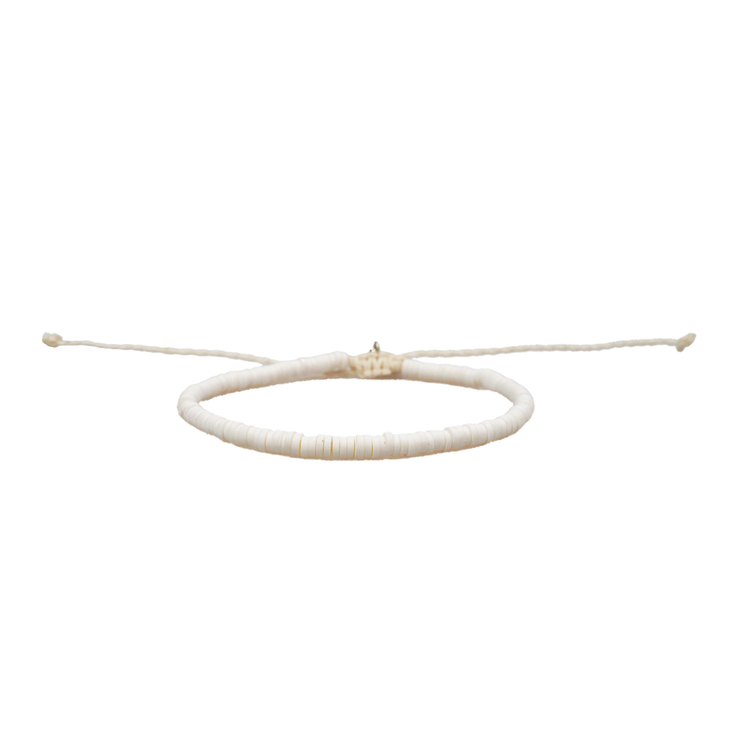 Enkelband Cossies Clay – White Enkelband Cossies Clay – White